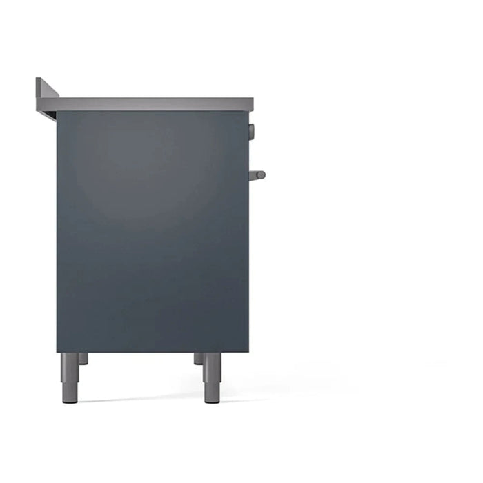 ILVE 40"Professional Plus Induction Range, Blue Grey UPDI406QMPBG