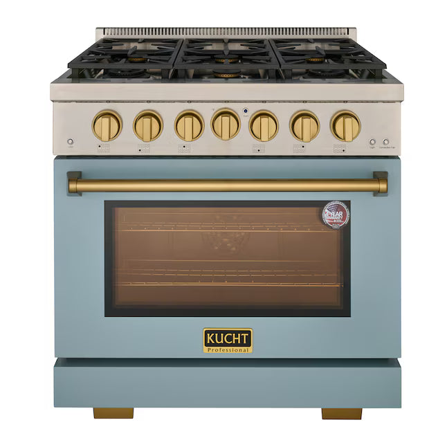 KUCHT 36" Natural Gas Range, KFX3600X-6AAG