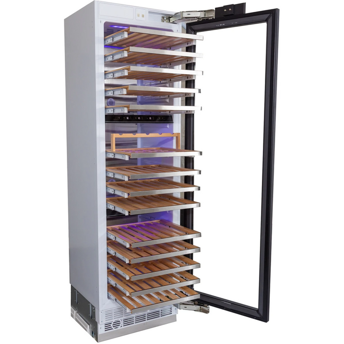 Kucht 24" Built-In Panel Ready Three-Zone Wine Cooler K240W
