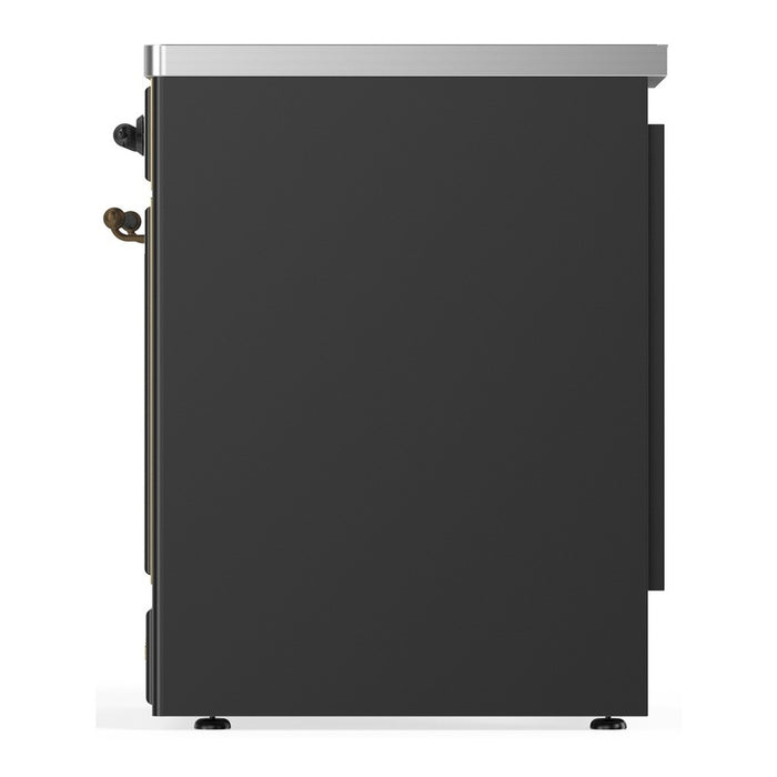 ILVE Majestic III 30"Induction Range Matte Graphite Burnished Trim UMIB30NR3MGB