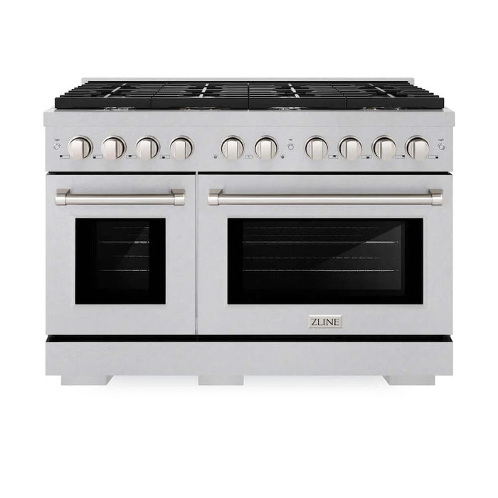 ZLINE 48"Gas Range, Convection Gas Oven , DuraSnow® Stainless Steel, SGRS-48