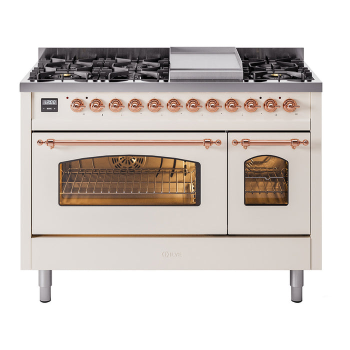 ILVE Nostalgie II 48" Dual Fuel Range, UP48FNMP
