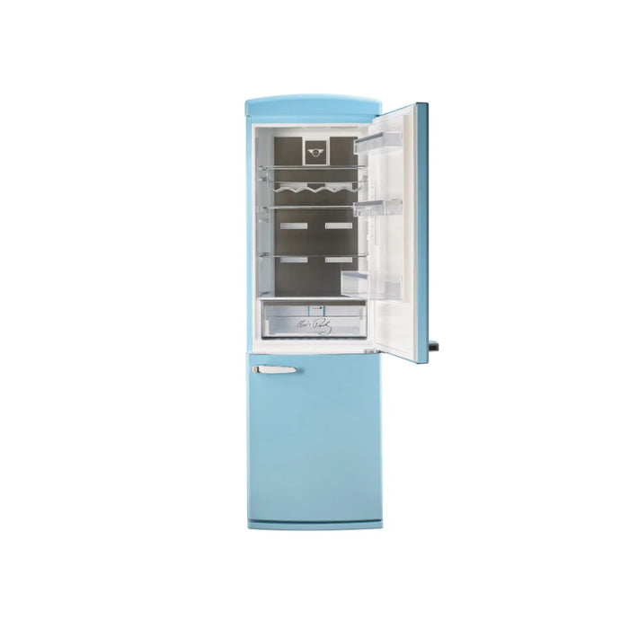 UNIQUE 24" Elvis Classic Retro Bottom Mount Refrigerator, UGP-340L E AC