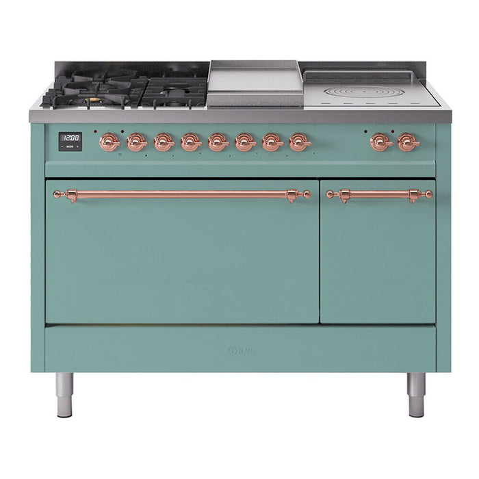 ILVE Nostalgie II 48" Dual Fuel Range UP48FSQNMPMM
