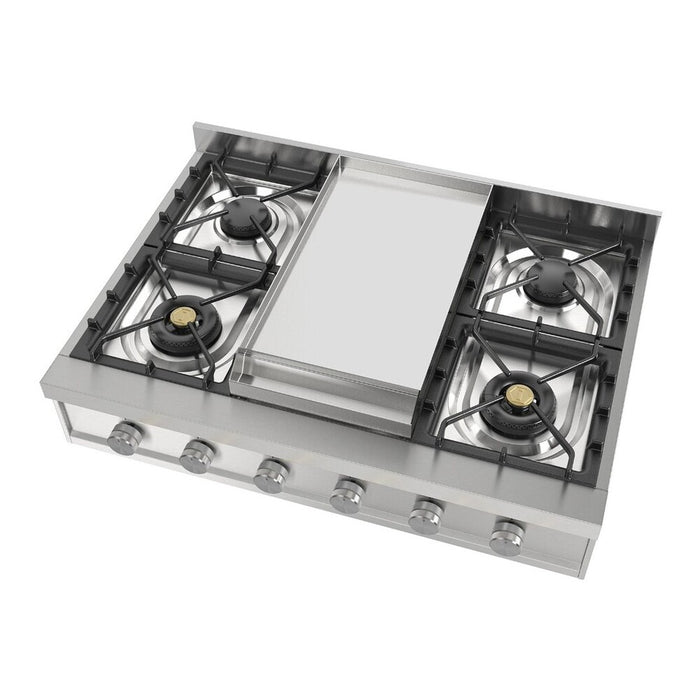 ILVE Professional Plus II 36" Built-In Gas Rangetop UHCP36FSS