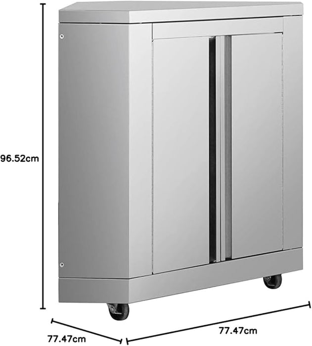 THOR  Outdoor Kitchen Corner Cabinet in Stainless Steel, MK06SS304