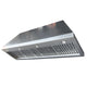 54"Hood Liner/Hood Insert + 1260CFM Internal Motor(8"Round Duct)