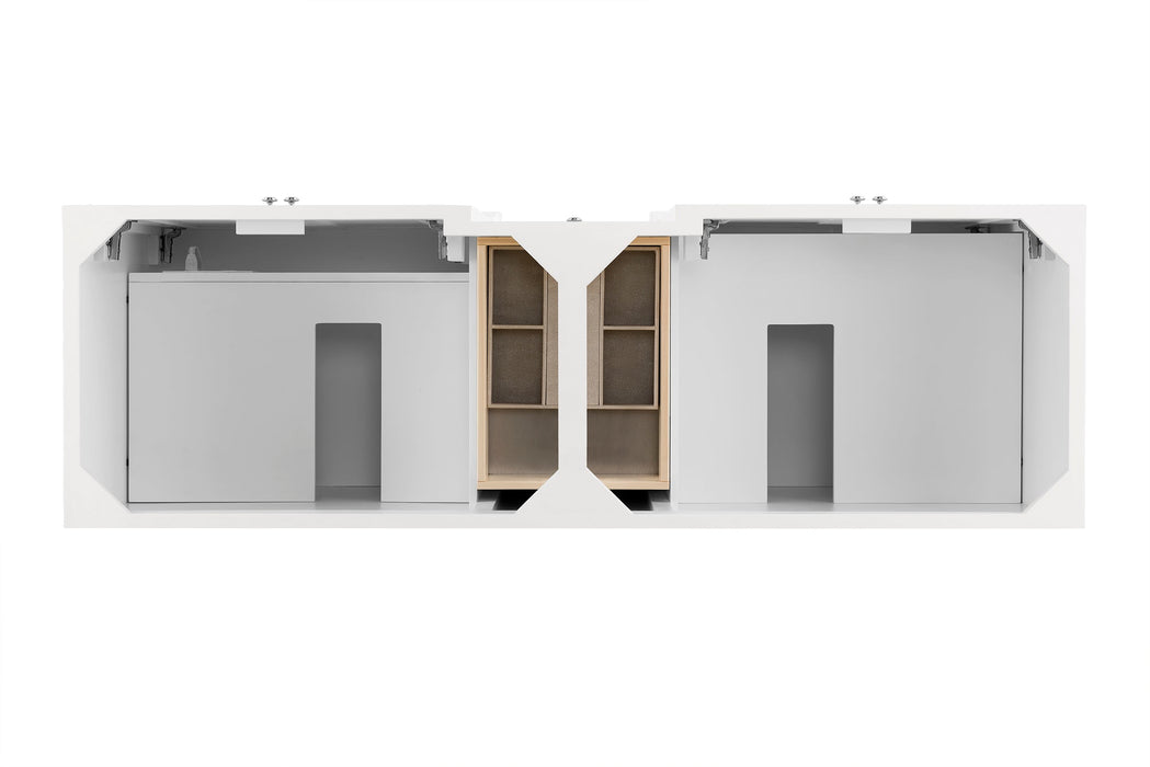 James Martin De Soto 72" Double Bathroom Vanity, Bright White