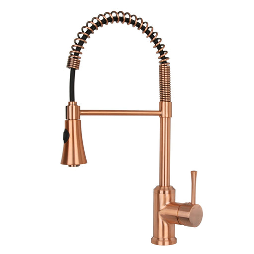 One-Handle Pre-Rinse Spring Copper Kitchen Faucet - Additional View