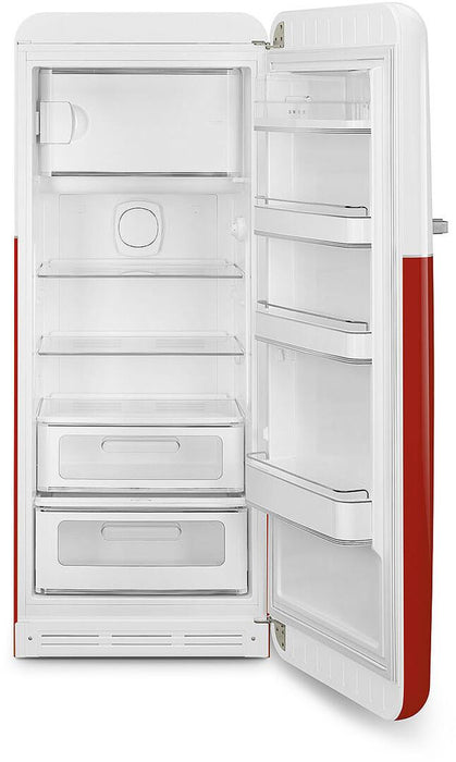 SMEG  50s Retro Style Series 24 Inch Freestanding Counter Depth Top Freezer Refrigerator, FAB28URDCC3 SMEG