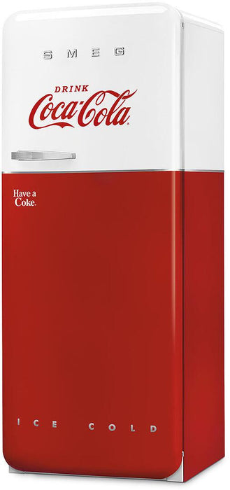 SMEG  50s Retro Style Series 24 Inch Freestanding Counter Depth Top Freezer Refrigerator, FAB28URDCC3 SMEG