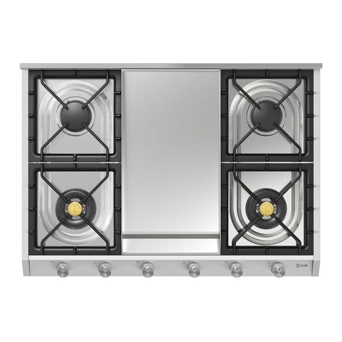 ILVE Professional Plus II 36" Built-In Gas Cooktop UHCP965FSS
