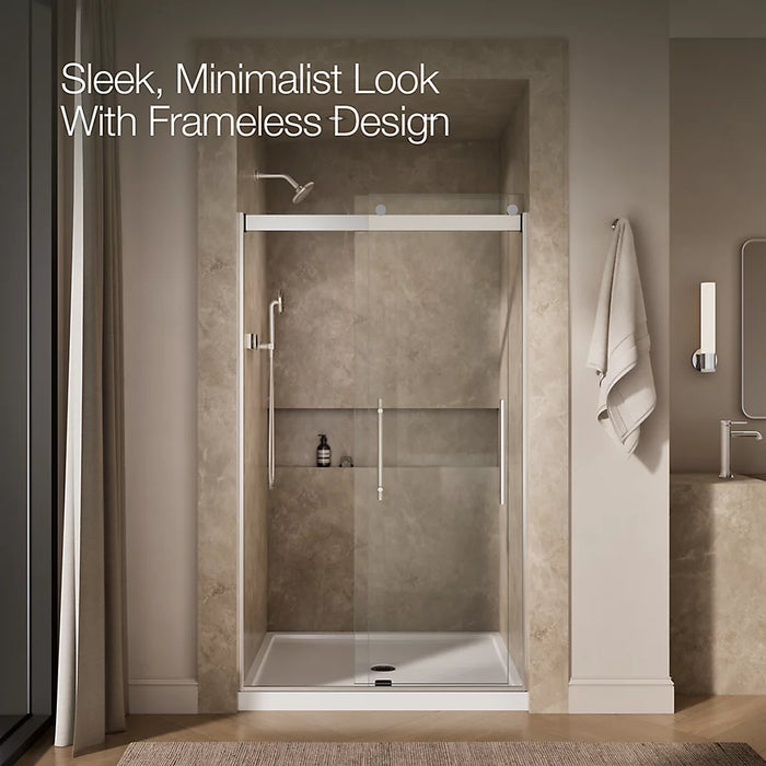 KOHLER Levity Plus Frameless Sliding Shower Door K-702427-L-SHP