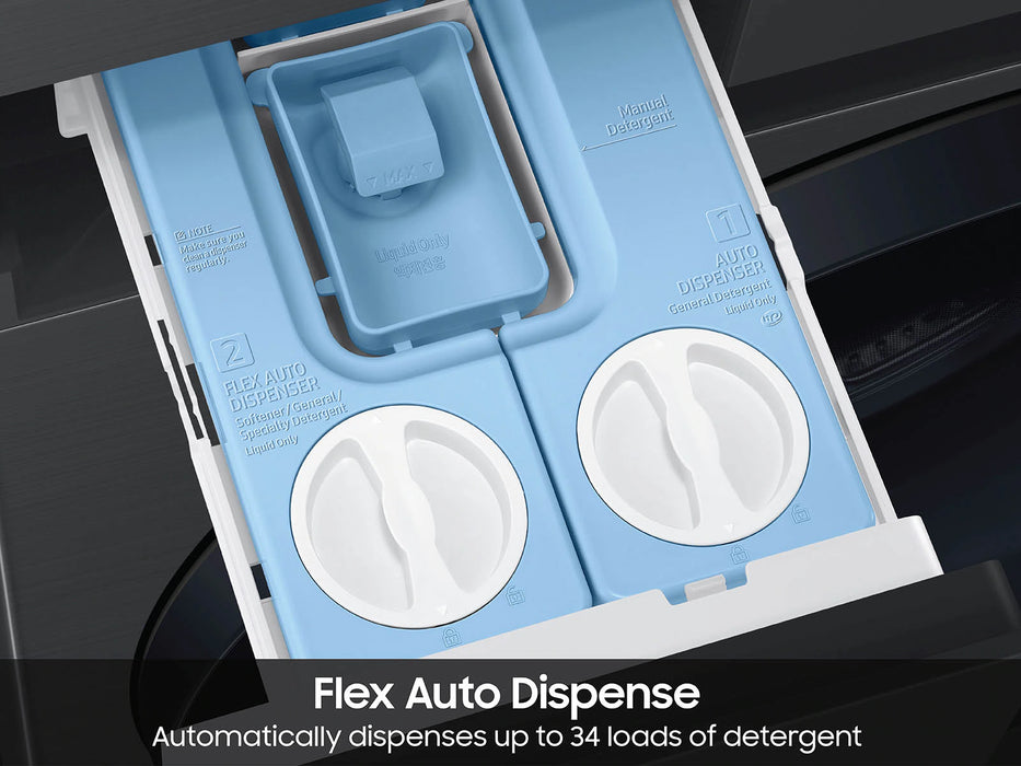 Samsung Bespoke 27" Washer, Dryer Stack Laundry WH46DBH500EVA