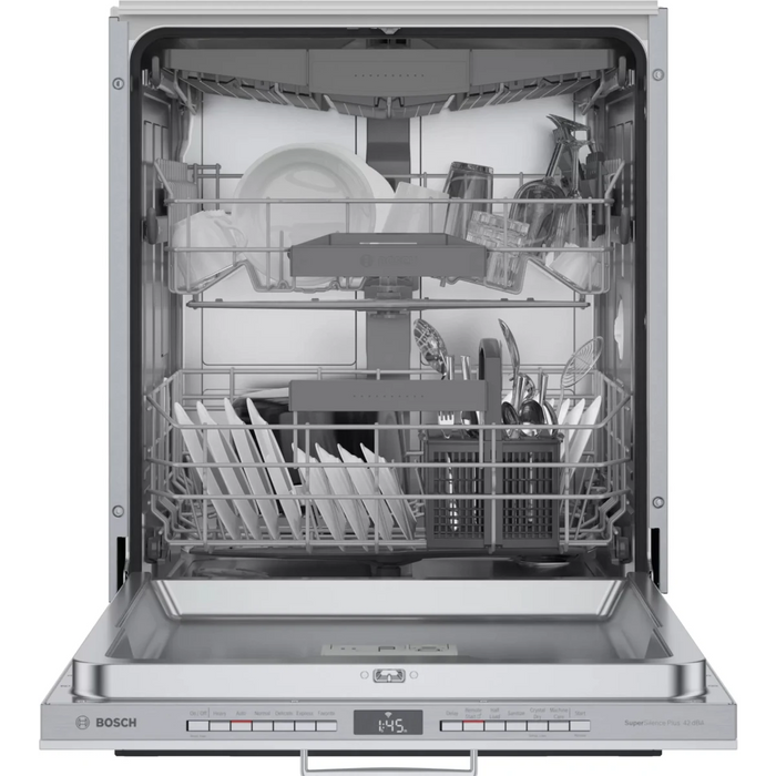 BOSCH 24" Fully Integrated Built-In Panel Ready Smart Dishwasher, SGV78C53UC