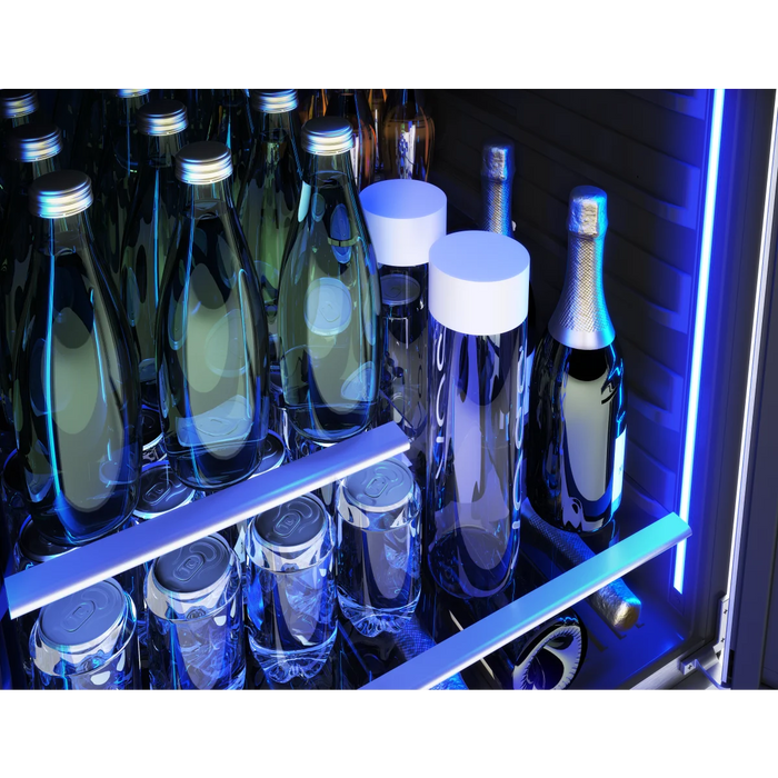 Zephyr 24" Freestanding/Built-In Undercounter Single Zone Beverage Center, PRB24C01CG