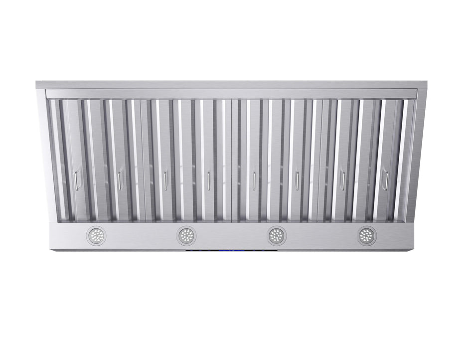 Forno 48'' 1000 CFM Wall Mount Range Hood Stainless Steel, FRHWM5030-48