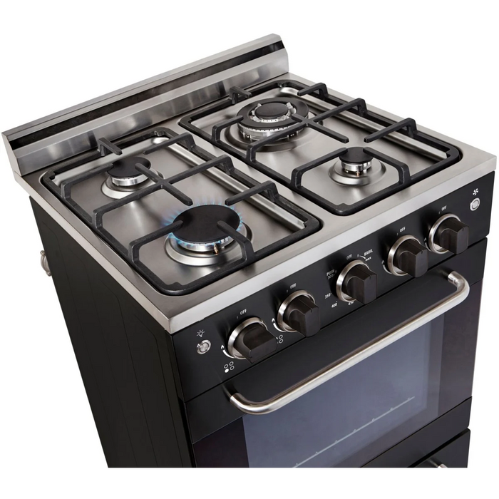 UNIQUE Prestige 24" Freestanding Gas Range, UGP-24V PC1 B