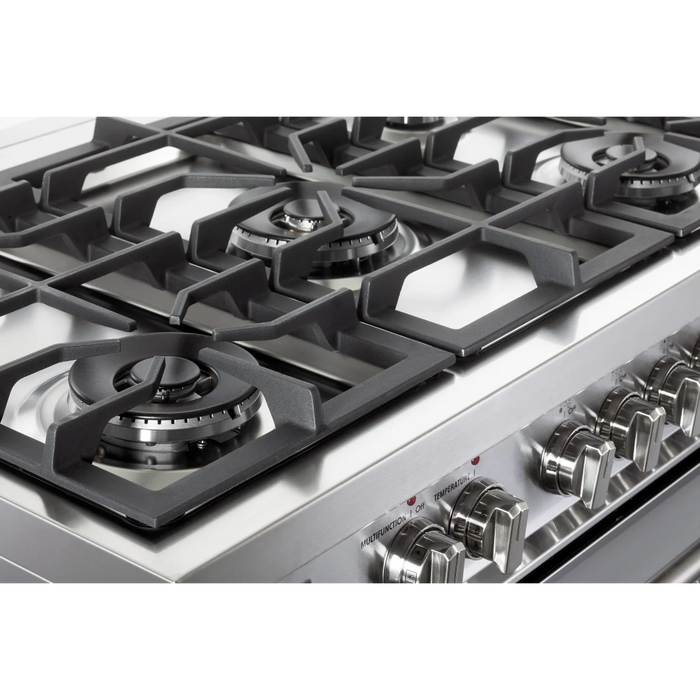 Verona 36" Freestanding Dual Fuel Range VPRFSGE365SS