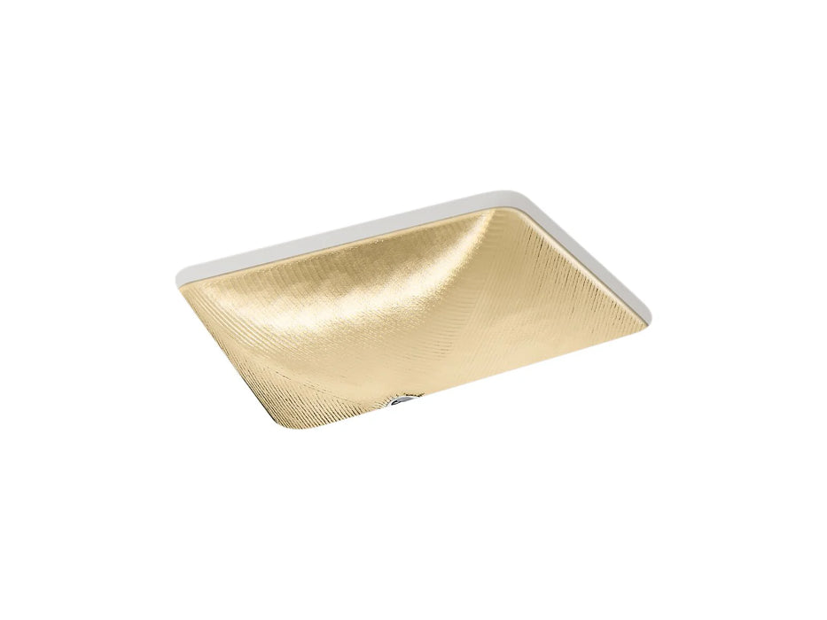 KOHLER Yepsen 20" rectangular undermount bathroom sink, no overflow K-28823