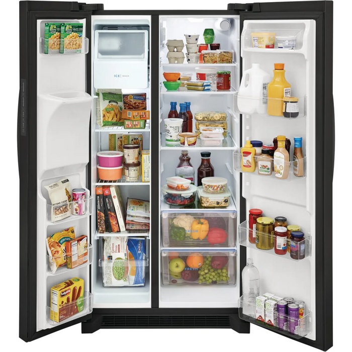 Frigidaire 36" Freestanding Side by Side Refrigerator FRSS2623AB