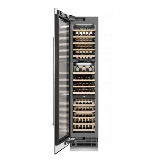 ZLINE 18"Triple Zone 68 Bottle Left Hinge Column Wine Cooler, Stainless Steel RCWVL-304-18