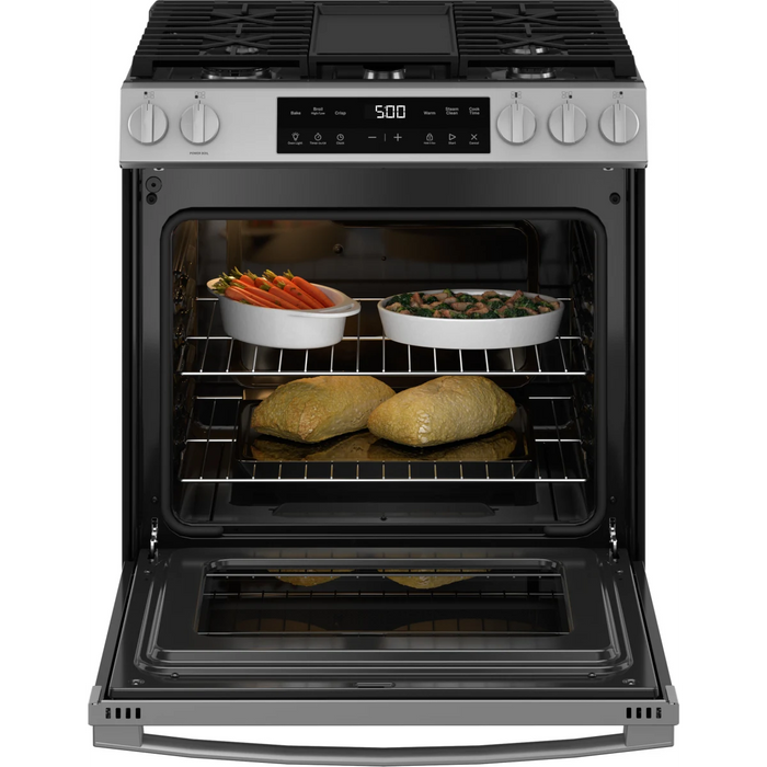 GE 30" Slide-In Gas Range, GGS500SVSS