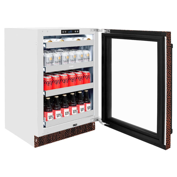ZLINE 24" Touchstone 151 Can Beverage Fridge RBSO-HH-24