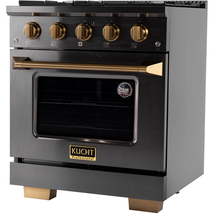 Kucht 30" Freestanding Dual Fuel Range KED304