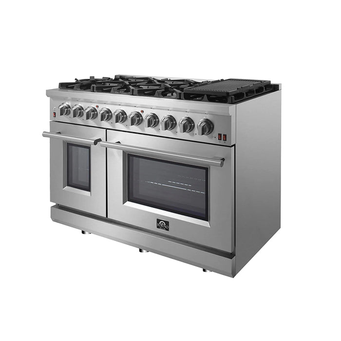 FORNO Massimo 48″ Gas on Gas Range FFSGS6239-48