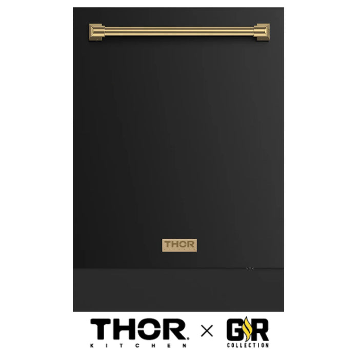 Gordon Ramsay by THOR Kitchen 24" Dishwasher, Bronze Accents, DW24X8BA00-BRZ