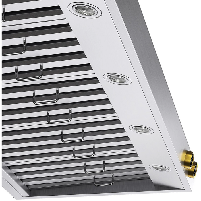 Kucht 60" Wall Mount Range Hood KRH600-GL-C