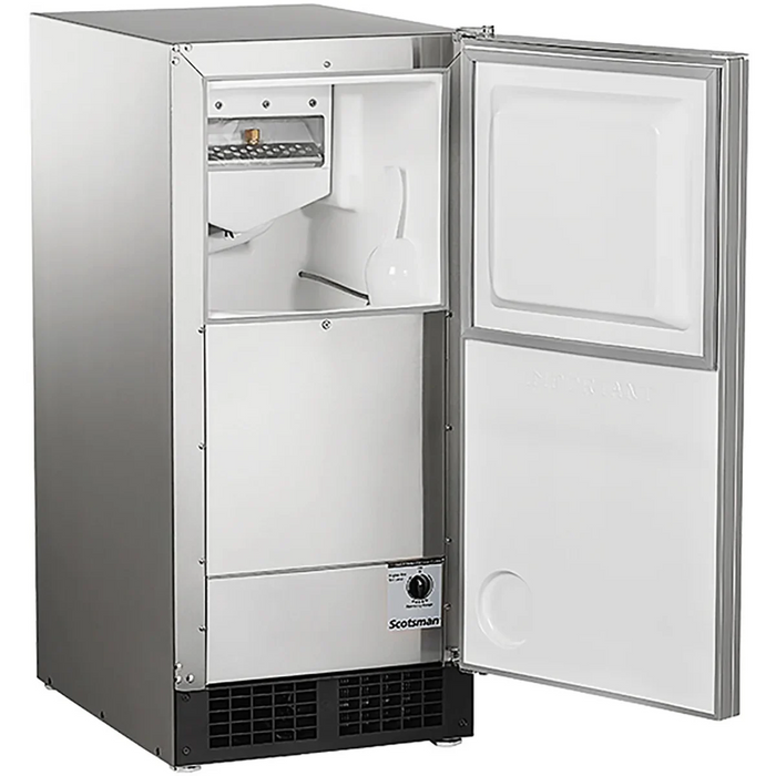 Scotsman 15" Freestanding/Built-In Panel Ready Ice Maker, DRCP033A1SS