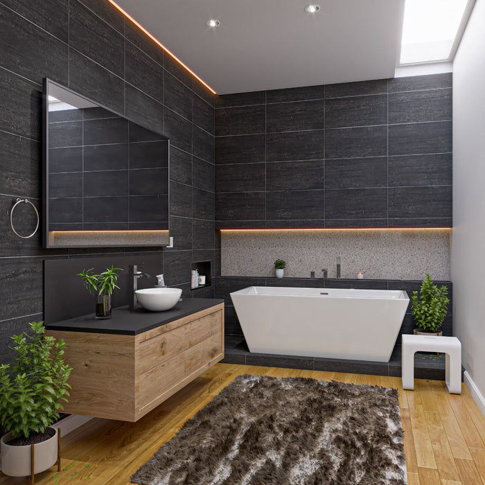 ALFI brand White 16" Egg Shape Above Mount Ceramic Sink ABC913