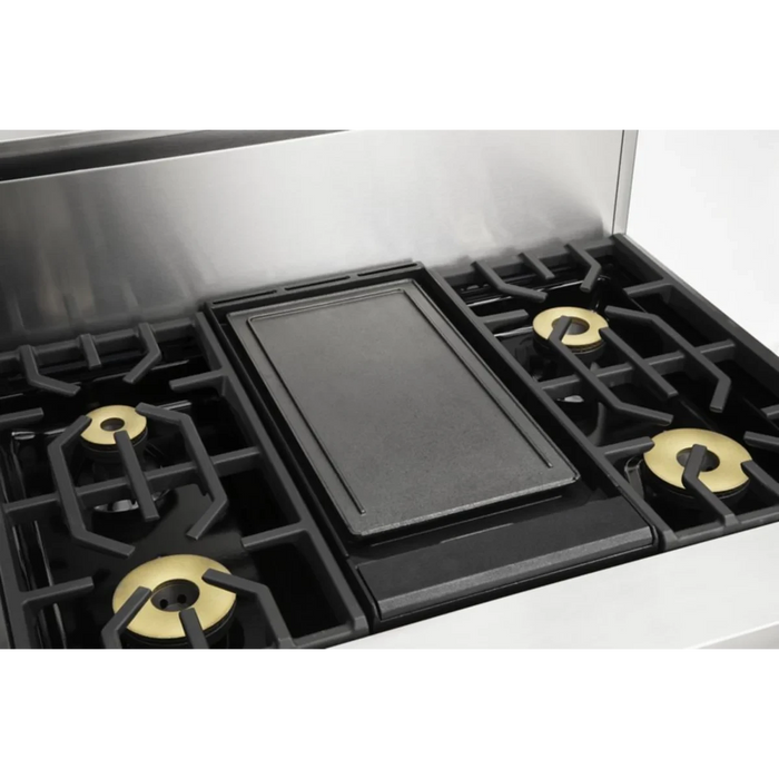 Viking® 7 Series 36" Stainless Steel Pro Style Dual Fuel Range VDR73624GSS