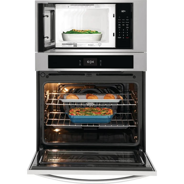 Frigidaire 30" Combination Electric Wall Oven and Microwave FCWM3027AS