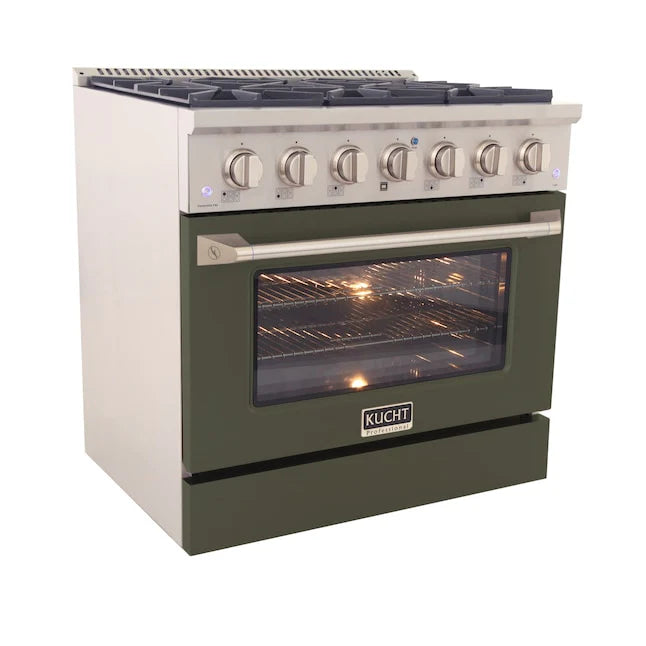 Kucht 36” Pro-Style Kitchen Dual Fuel Range - KDF362/LP-OG