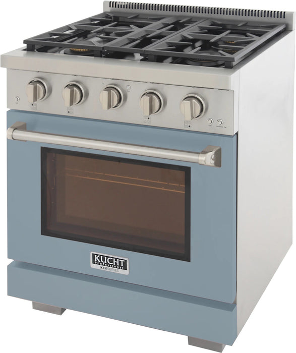 Kucht 30" Freestanding Professional Gas Range Liquid Propane KFX3000X/LP-LB