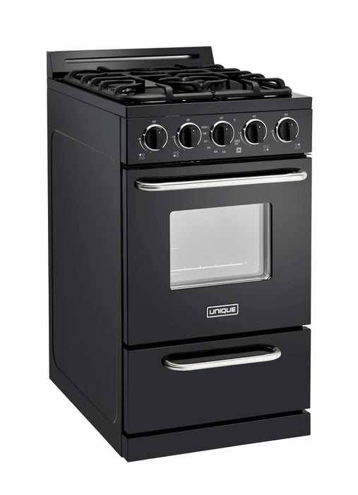 UNIQUE Classic 20" Off Grid Propane Range, UGP-20G OF1 B