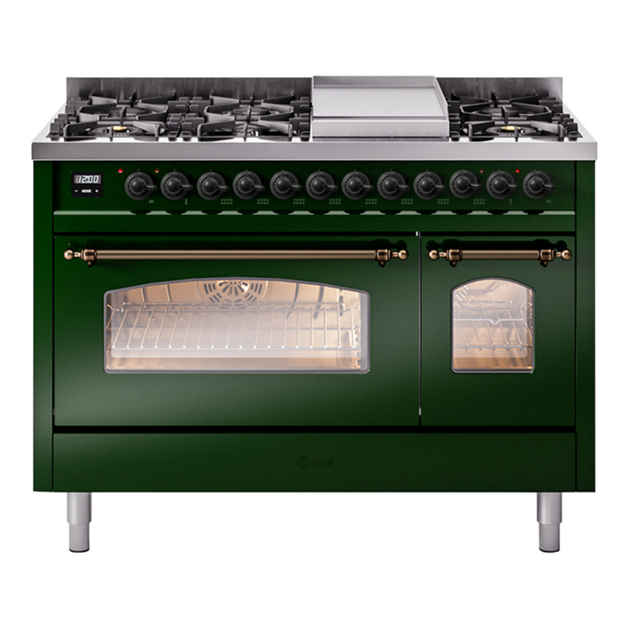 ILVE Nostalgie II 48" Dual Fuel Range, UP48FNMP