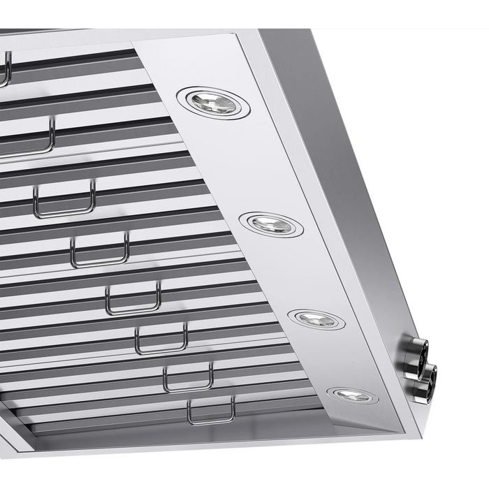Kucht 48" Wall Mount Range Hood KRH480-SS-C