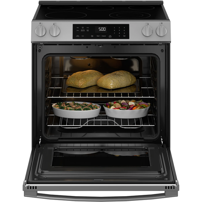 GE 30" Slide-In Electric Range, GRS500PVSS