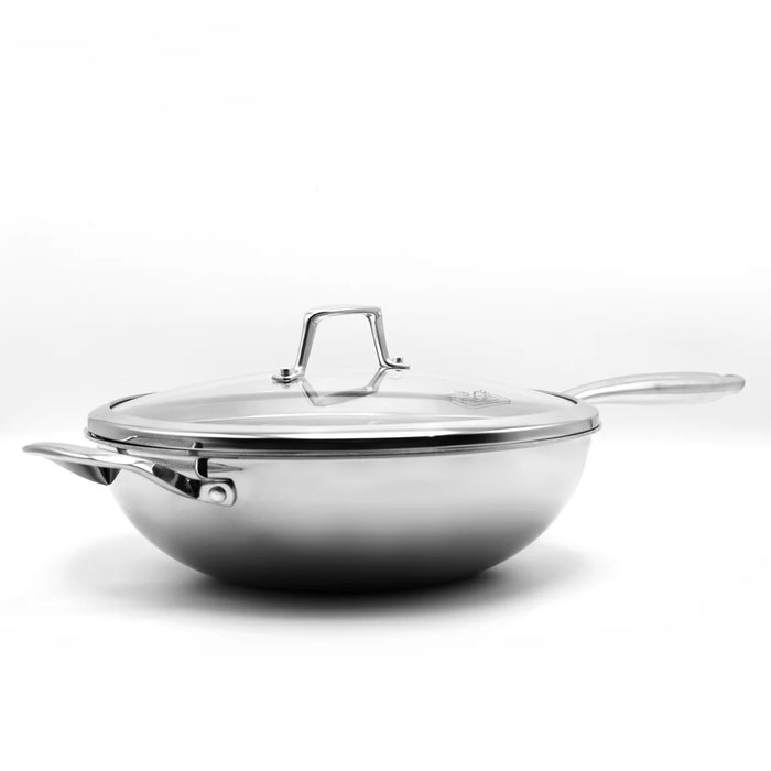 Kucht 3-Ply Stainless Steel WOK with Lid KW309
