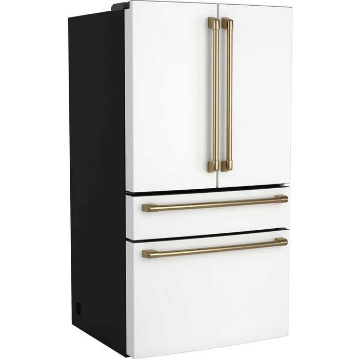 Cafe 36" Freestanding 4-Door French Door Smart Refrigerator, CGE29DP4TW2