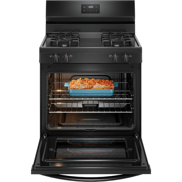 Frigidaire 30" Freestanding Gas Range FCRG3051BB