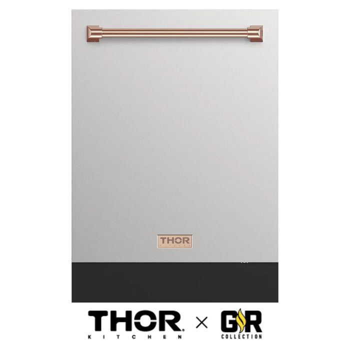 Gordon Ramsay by THOR Kitchen 24" Dishwasher, Rose Gold, DW24X8BA99-RSG