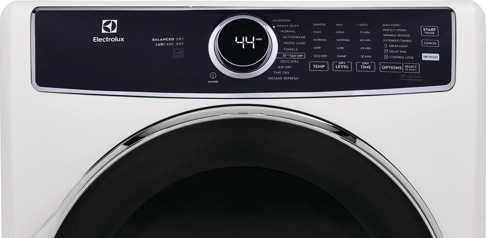 Electrolux 600 Series 27" Electric Dryer, White, ELFE7637AW