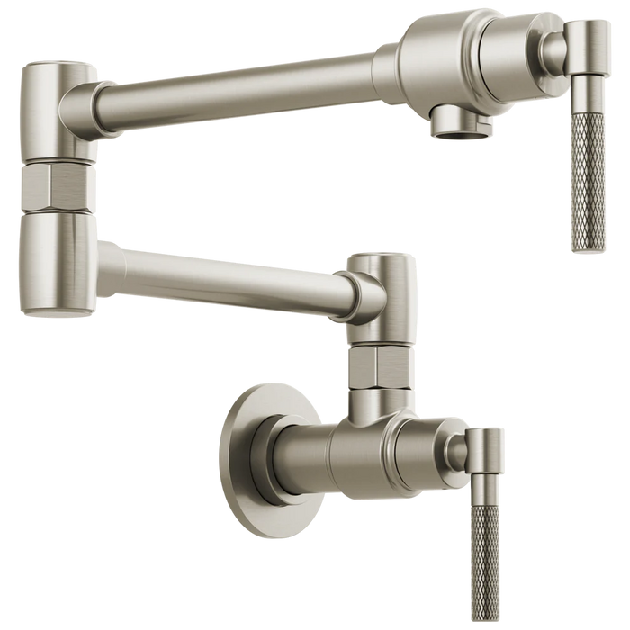 Brizo Litze Wall Mount Pot Filler with Knurled Handle Kit 62843LF