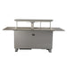 Elevato Smart Bar Table, Sandstone Black, fridge, freezer, Bluetooth control - Interior View