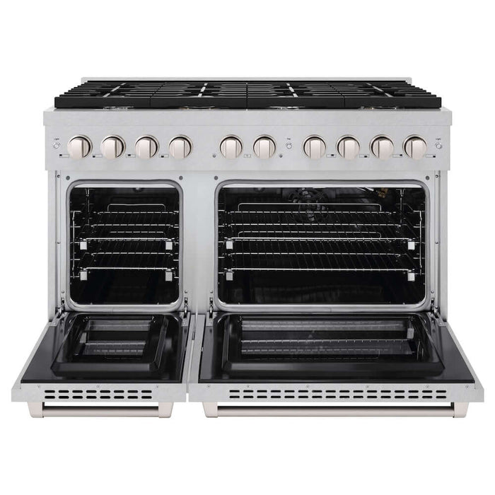 ZLINE 48"Gas Range, Convection Gas Oven , DuraSnow® Stainless Steel, SGRS-48